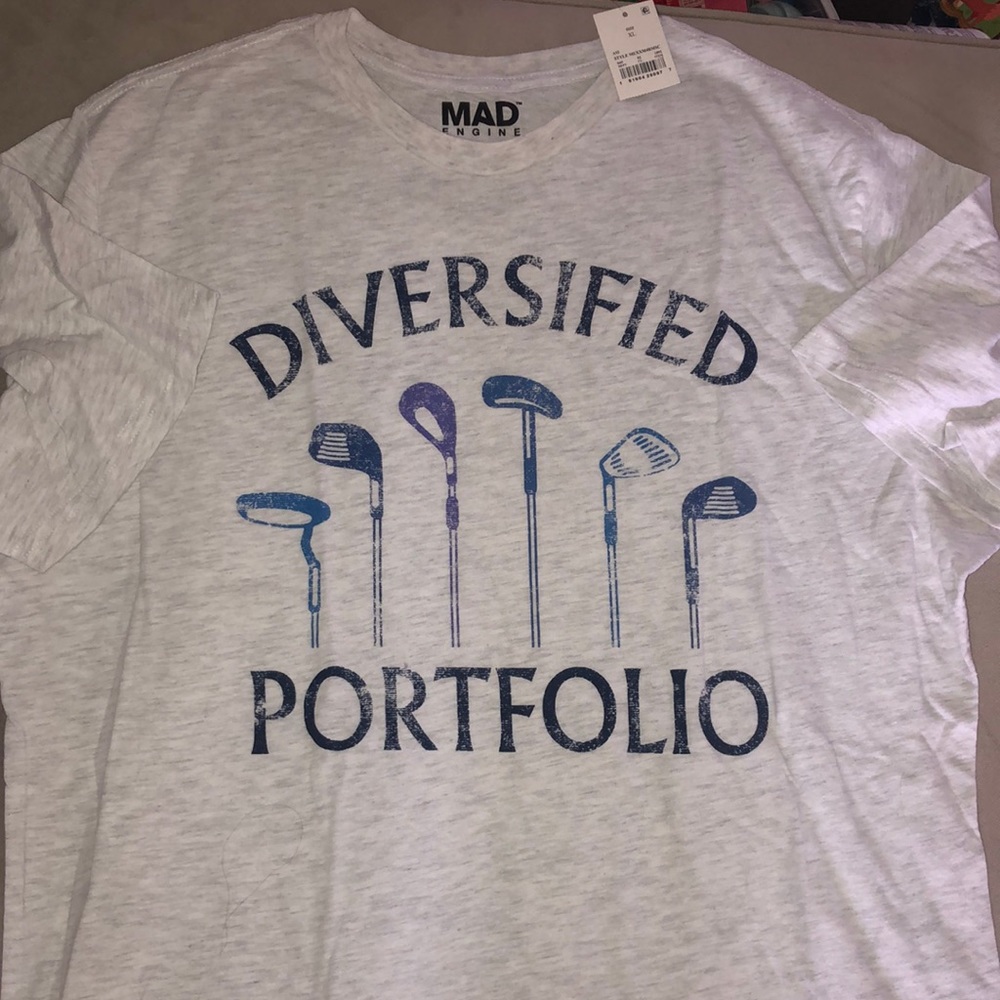 NWT “DIVERSIFIED PORTFOLIO” XL TEE